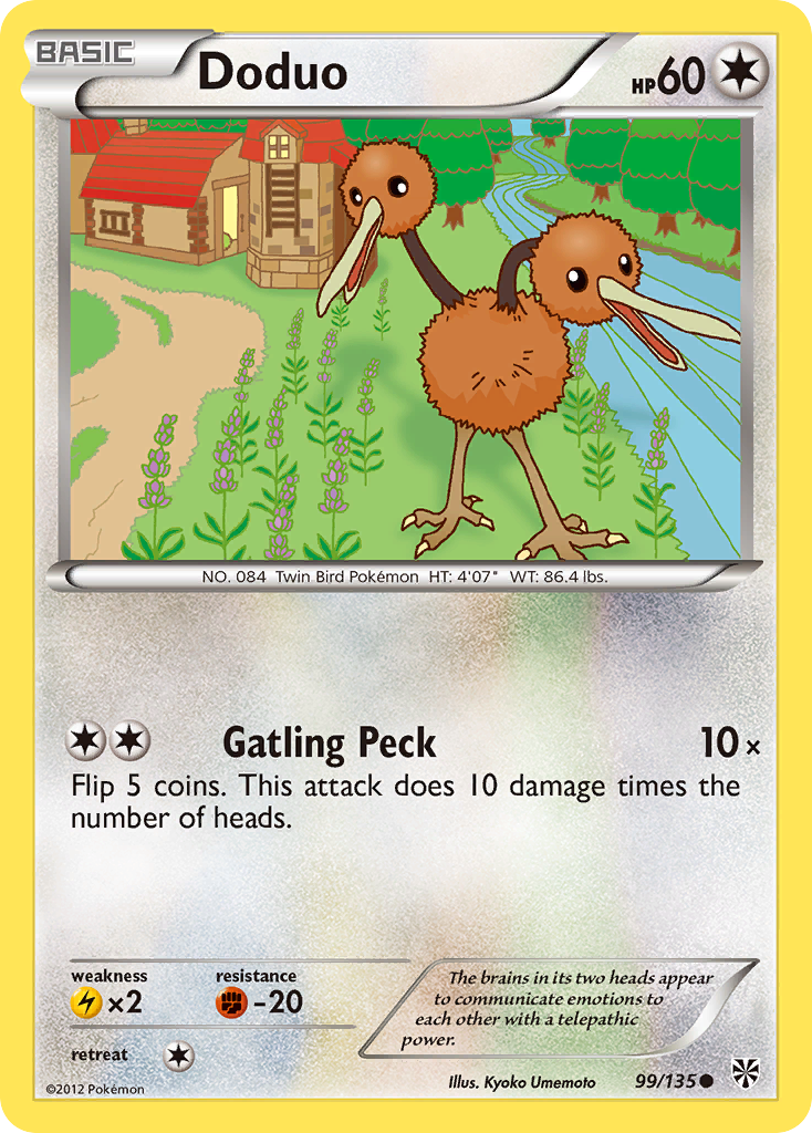 Doduo (99/135) [Black & White: Plasma Storm] | Exor Games Summserside