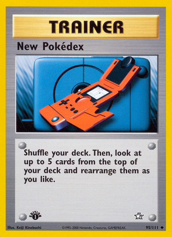 New Pokedex (95/111) [Neo Genesis 1st Edition] | Exor Games Summserside
