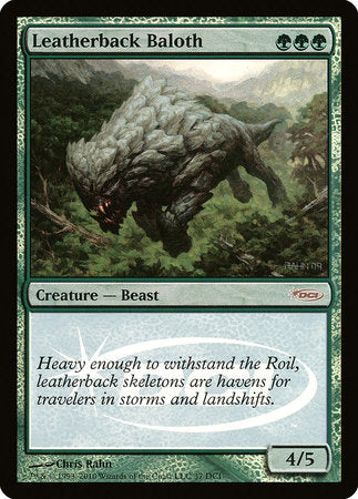 Leatherback Baloth [Wizards Play Network 2010] | Exor Games Summserside