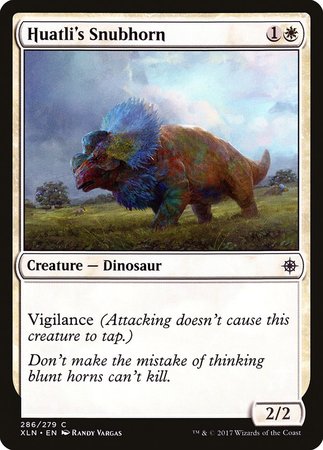 Huatli's Snubhorn [Ixalan] | Exor Games Summserside