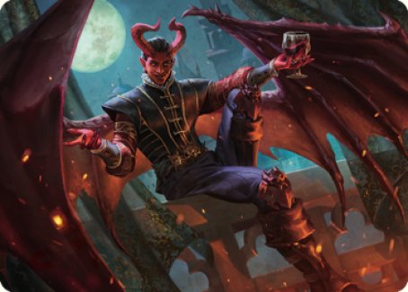 Raphael, Fiendish Savior Art Card (40) [Commander Legends: Battle for Baldur's Gate Art Series] | Exor Games Summserside