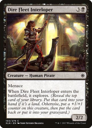 Dire Fleet Interloper [Ixalan] | Exor Games Summserside