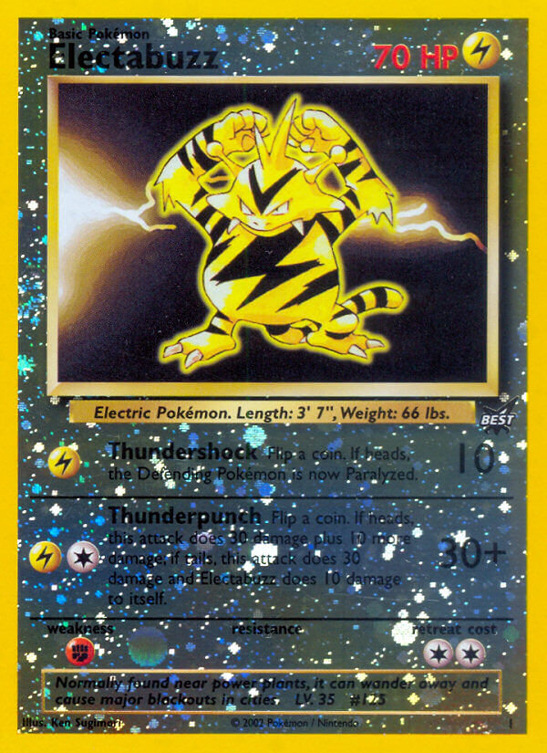 Electabuzz (1) [Best of Promos] | Exor Games Summserside