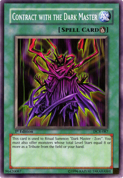 Contract with the Dark Master [DCR-087] Common | Exor Games Summserside