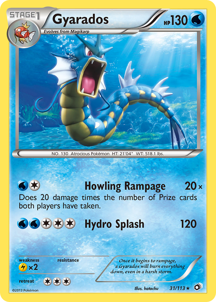 Gyarados (31/113) [Black & White: Legendary Treasures] | Exor Games Summserside