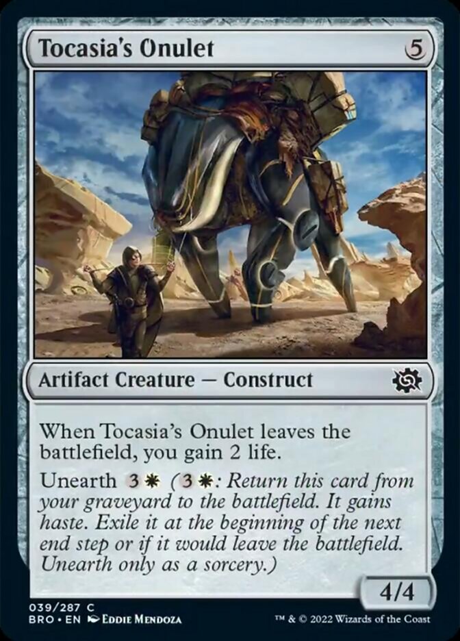 Tocasia's Onulet [The Brothers' War] | Exor Games Summserside