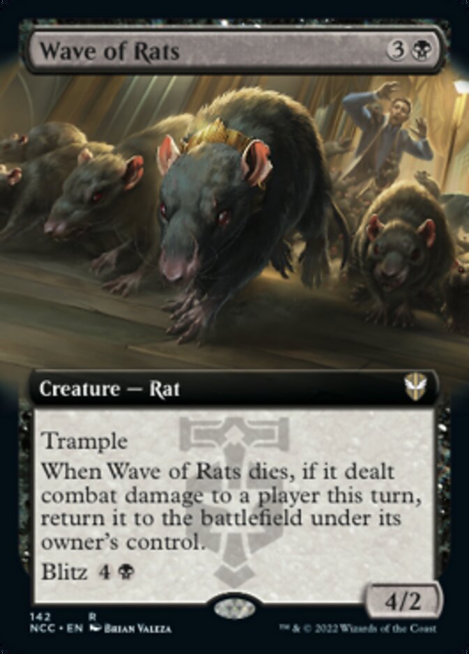 Wave of Rats (Extended Art) [Streets of New Capenna Commander] | Exor Games Summserside