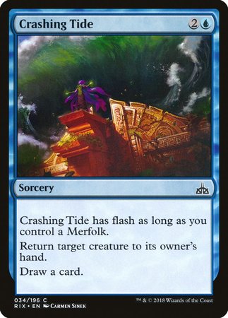 Crashing Tide [Rivals of Ixalan] | Exor Games Summserside