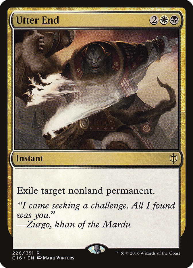 Utter End [Commander 2016] | Exor Games Summserside