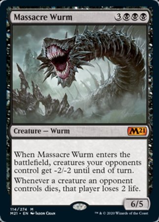 Massacre Wurm [Core Set 2021] | Exor Games Summserside