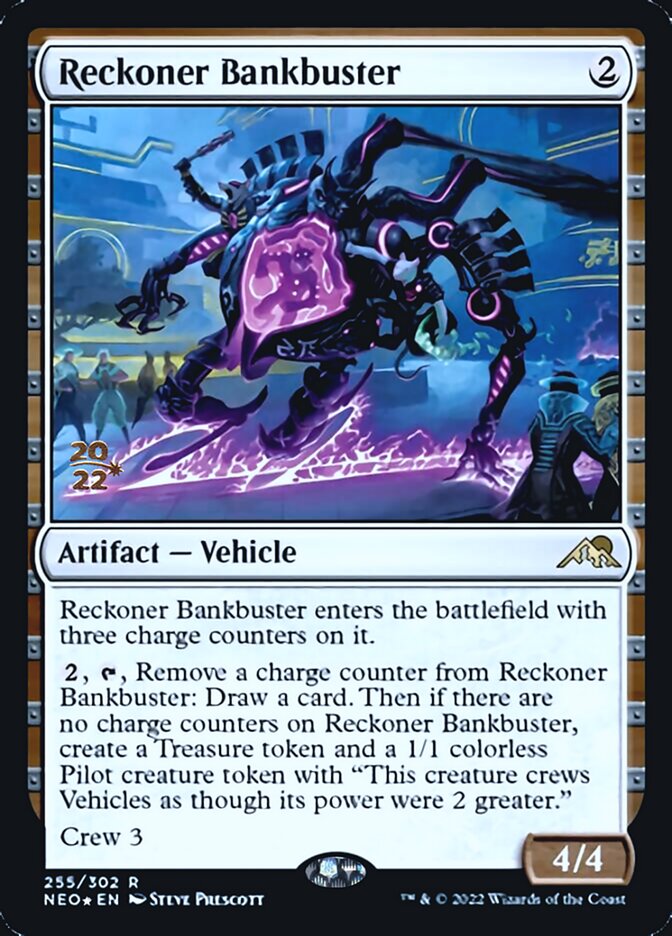 Reckoner Bankbuster [Kamigawa: Neon Dynasty Prerelease Promos] | Exor Games Summserside