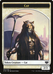 Angel // Cat Double-sided Token [Commander 2014 Tokens] | Exor Games Summserside