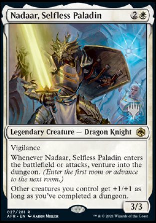 Nadaar, Selfless Paladin (Promo Pack) [Dungeons & Dragons: Adventures in the Forgotten Realms Promos] | Exor Games Summserside