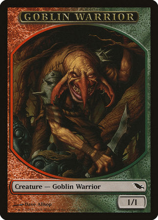 Goblin Warrior Token (Red/Green) [Shadowmoor Tokens] | Exor Games Summserside