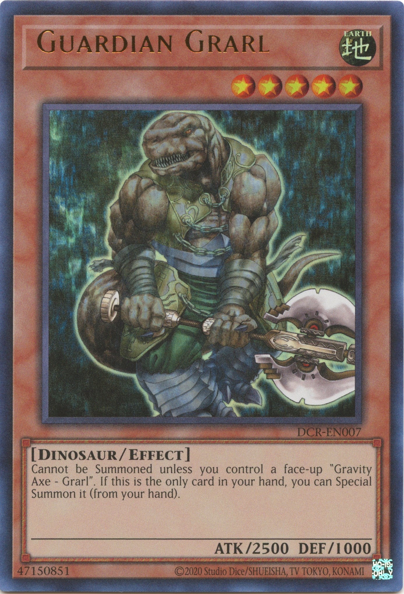 Guardian Grarl (25th Anniversary) [DCR-EN007] Ultra Rare | Exor Games Summserside