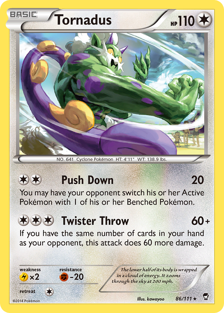 Tornadus (86/111) [XY: Furious Fists] | Exor Games Summserside