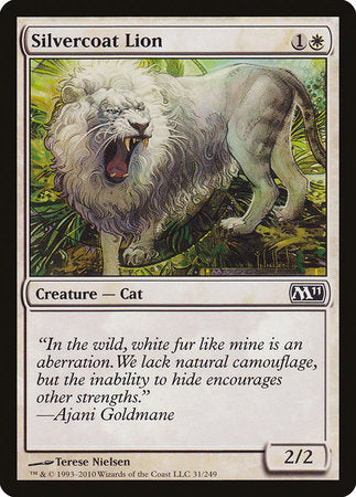 Silvercoat Lion [Magic 2011] | Exor Games Summserside