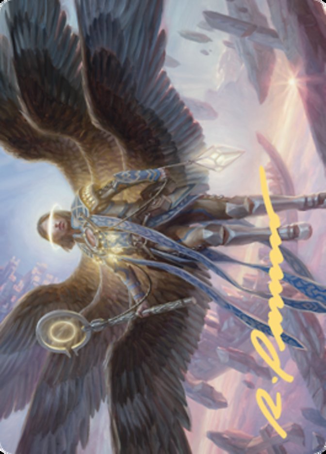 Angel of Destiny Art Card (Gold-Stamped Signature) [Zendikar Rising Art Series] | Exor Games Summserside