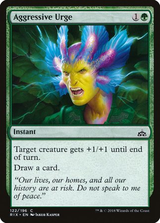 Aggressive Urge [Rivals of Ixalan] | Exor Games Summserside