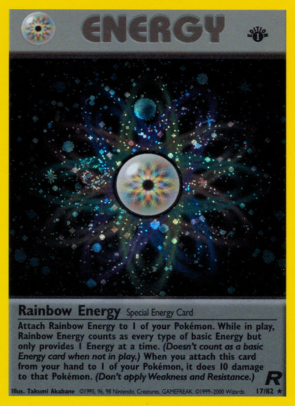 Rainbow Energy (17/82) [Team Rocket 1st Edition] | Exor Games Summserside