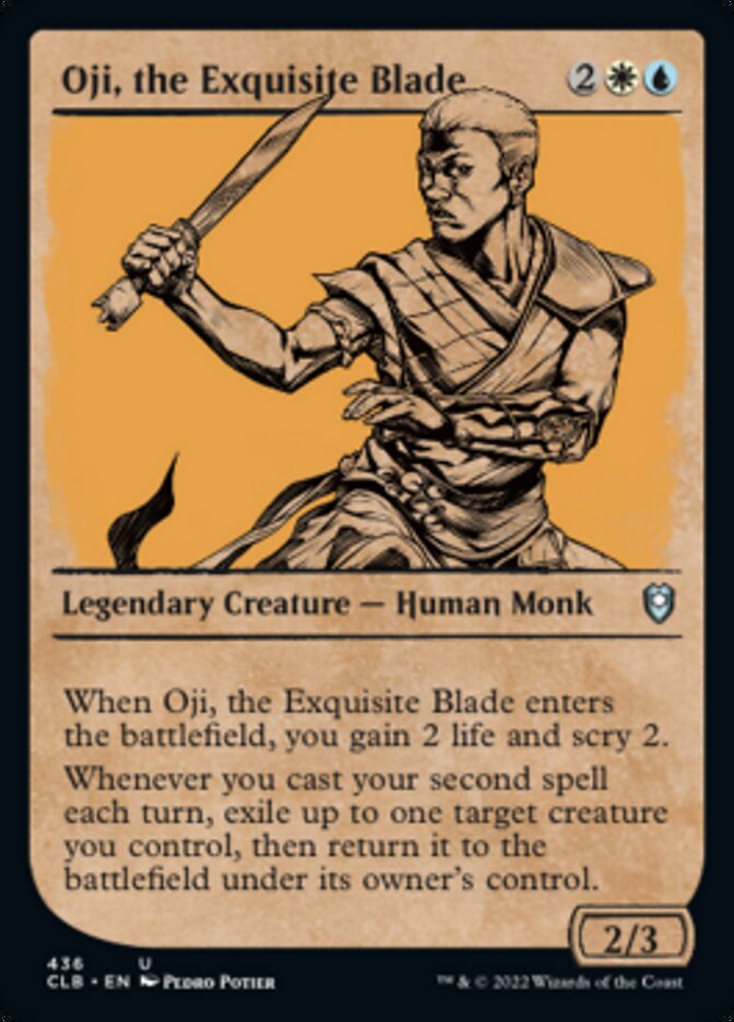 Oji, the Exquisite Blade (Showcase) [Commander Legends: Battle for Baldur's Gate] | Exor Games Summserside