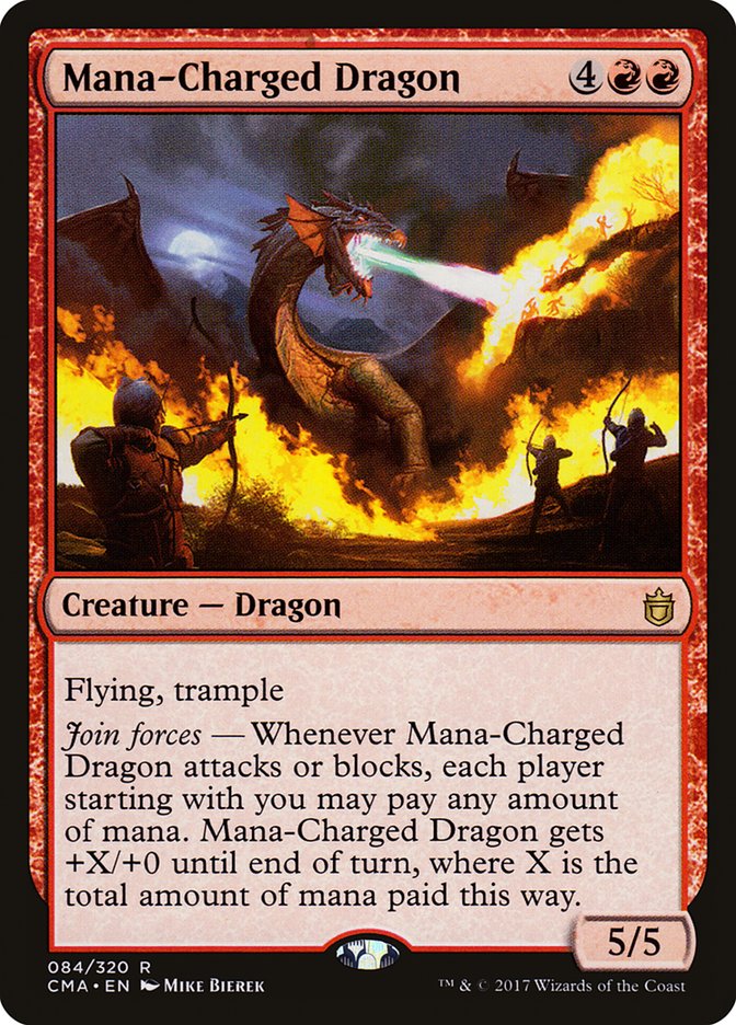 Mana-Charged Dragon [Commander Anthology] | Exor Games Summserside