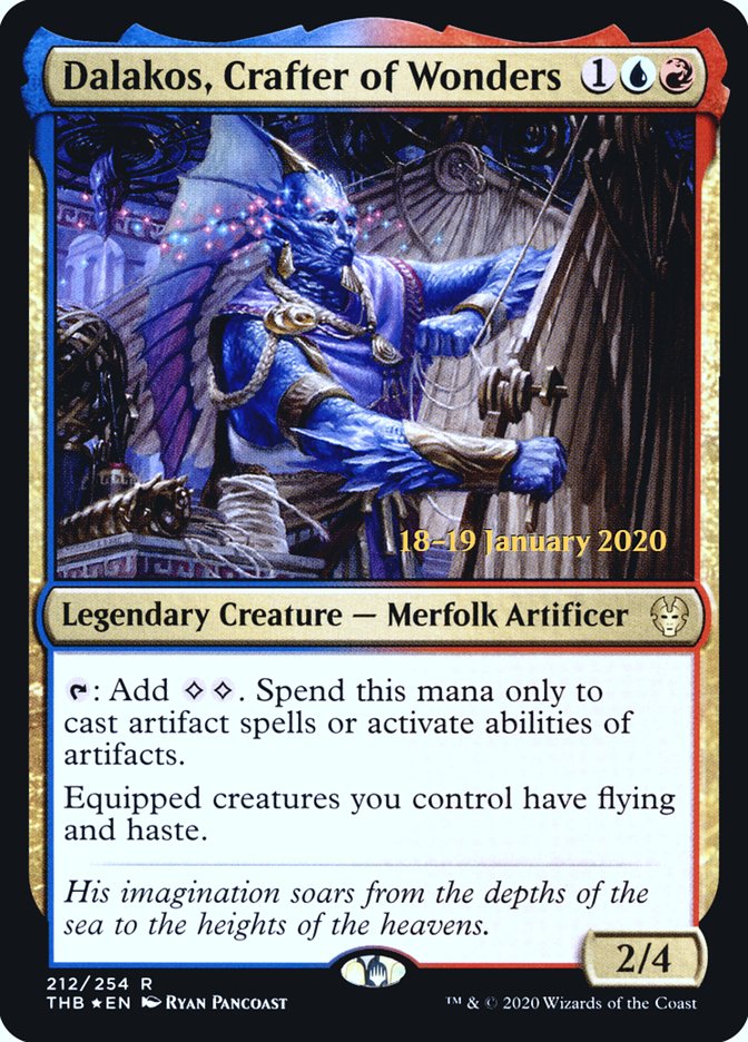 Dalakos, Crafter of Wonders [Theros Beyond Death Prerelease Promos] | Exor Games Summserside