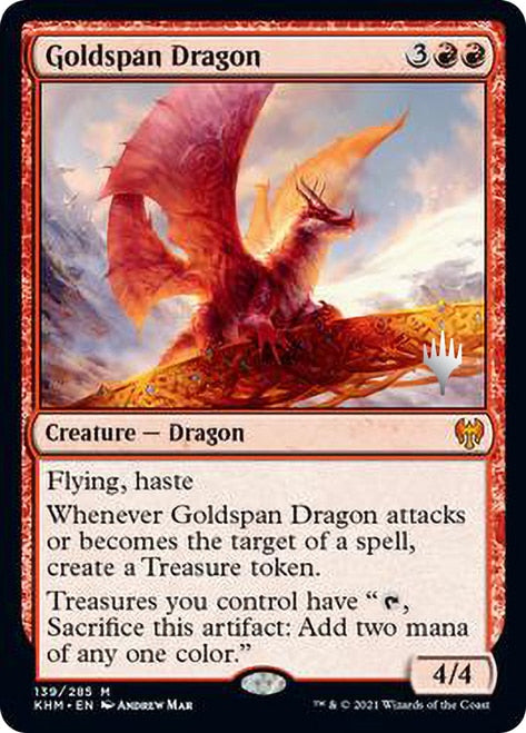 Goldspan Dragon [Kaldheim Promo Pack] | Exor Games Summserside