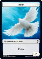 Bird (001) // Soldier Double-sided Token [Kaldheim Commander Tokens] | Exor Games Summserside