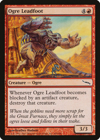 Ogre Leadfoot [Mirrodin] | Exor Games Summserside