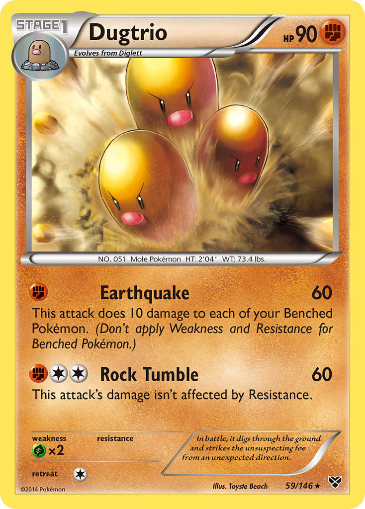 Dugtrio (59/146) [XY: Base Set] | Exor Games Summserside