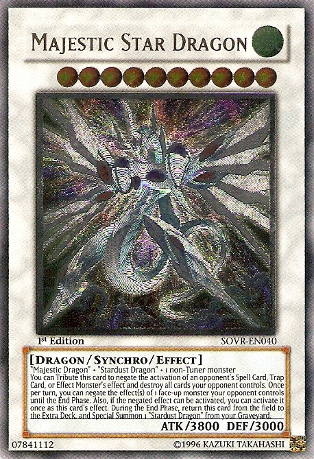 Majestic Star Dragon [SOVR-EN040] Ultimate Rare | Exor Games Summserside