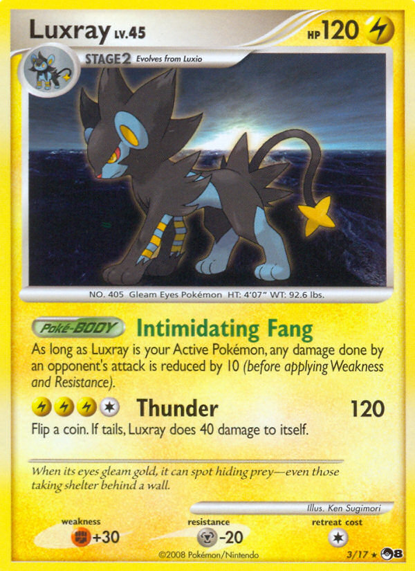 Luxray (3/17) [POP Series 8] | Exor Games Summserside