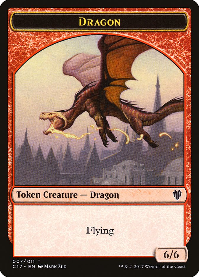 Dragon Token (007/011) [Commander 2017 Tokens] | Exor Games Summserside