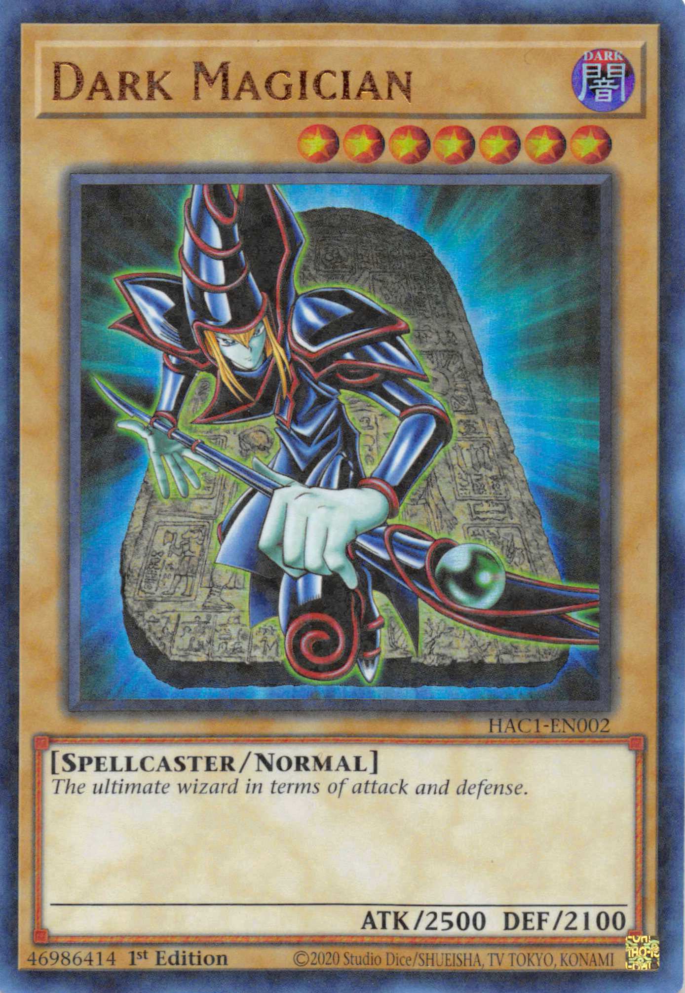 Dark Magician (Duel Terminal) [HAC1-EN002] Parallel Rare | Exor Games Summserside