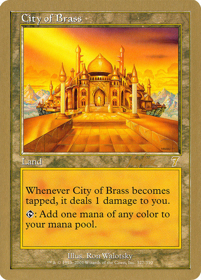 City of Brass (Brian Kibler) [World Championship Decks 2002] | Exor Games Summserside