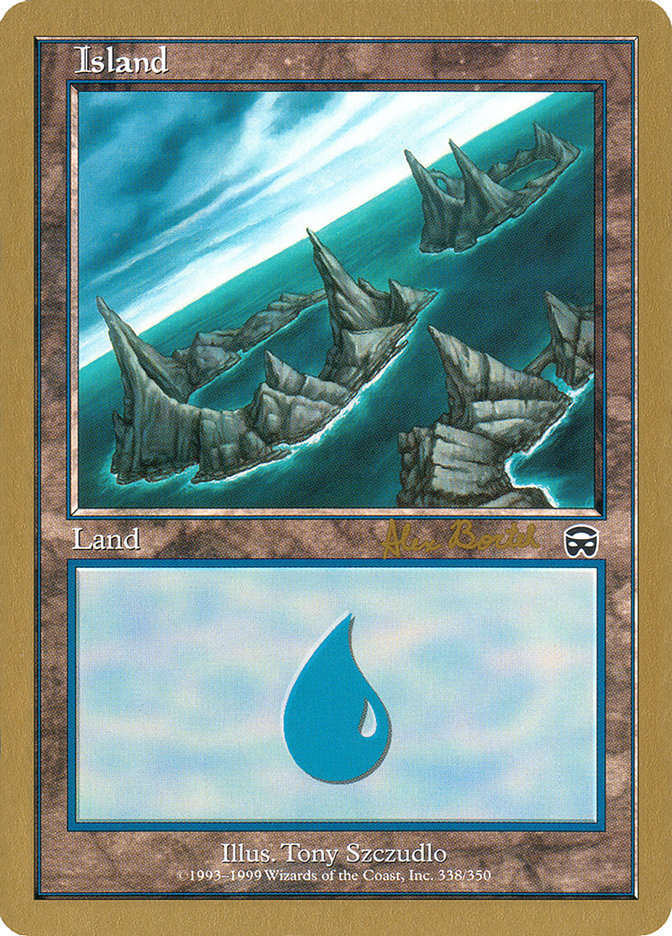 Island (ab338a) (Alex Borteh) [World Championship Decks 2001] | Exor Games Summserside