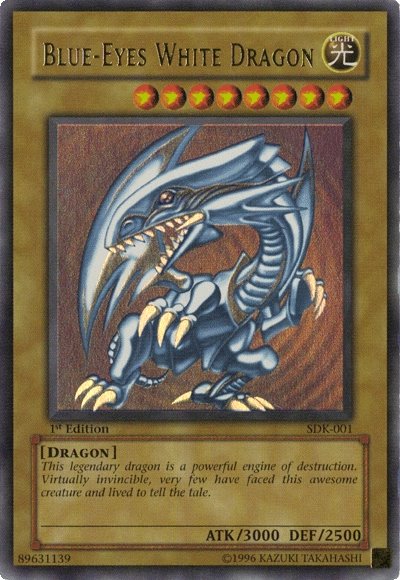 Blue-Eyes White Dragon [SDK-001] Ultra Rare | Exor Games Summserside