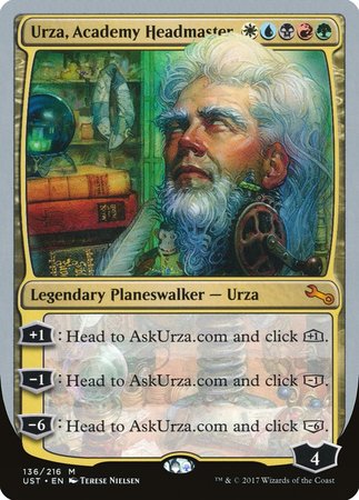 Urza, Academy Headmaster [Unstable] | Exor Games Summserside