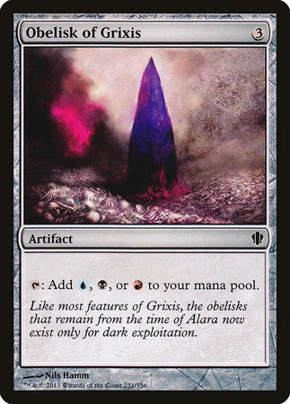 Obelisk of Grixis [Commander 2013] | Exor Games Summserside