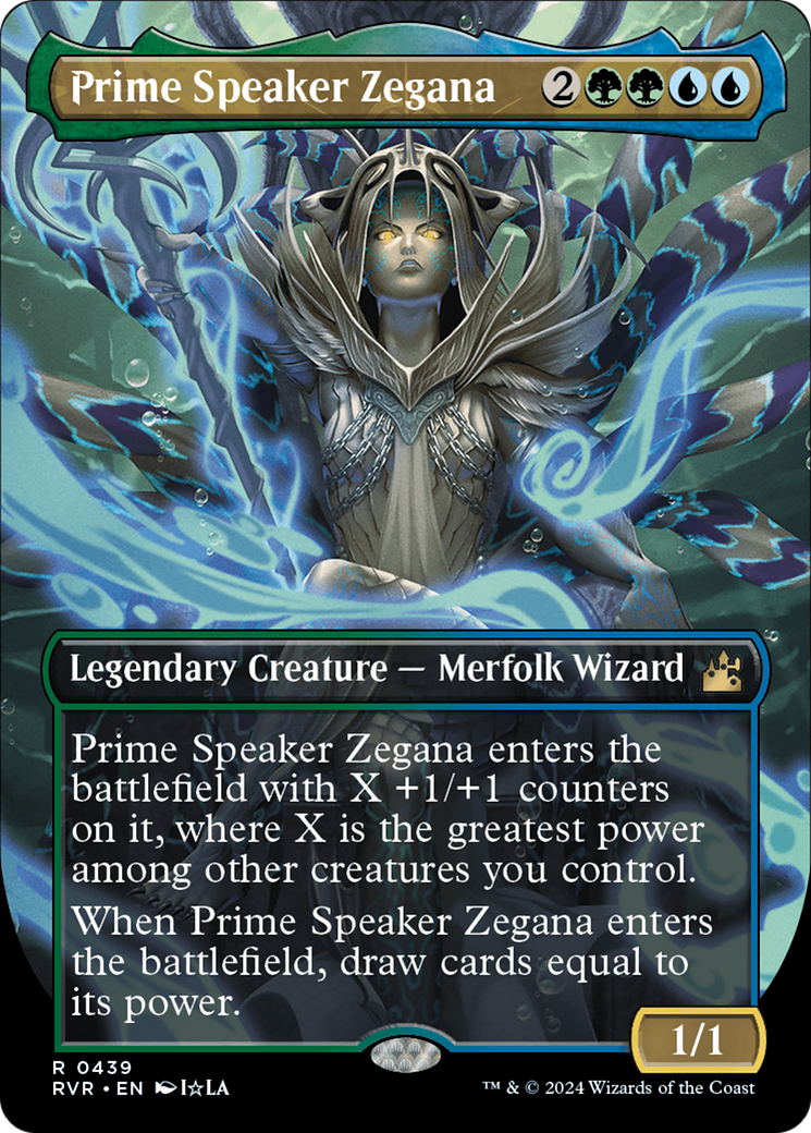 Prime Speaker Zegana (Anime Borderless) [Ravnica Remastered] | Exor Games Summserside