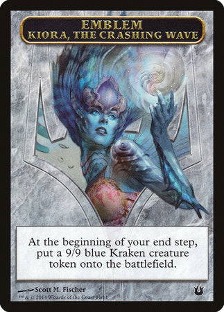 Emblem - Kiora, the Crashing Wave [Born of the Gods Tokens] | Exor Games Summserside