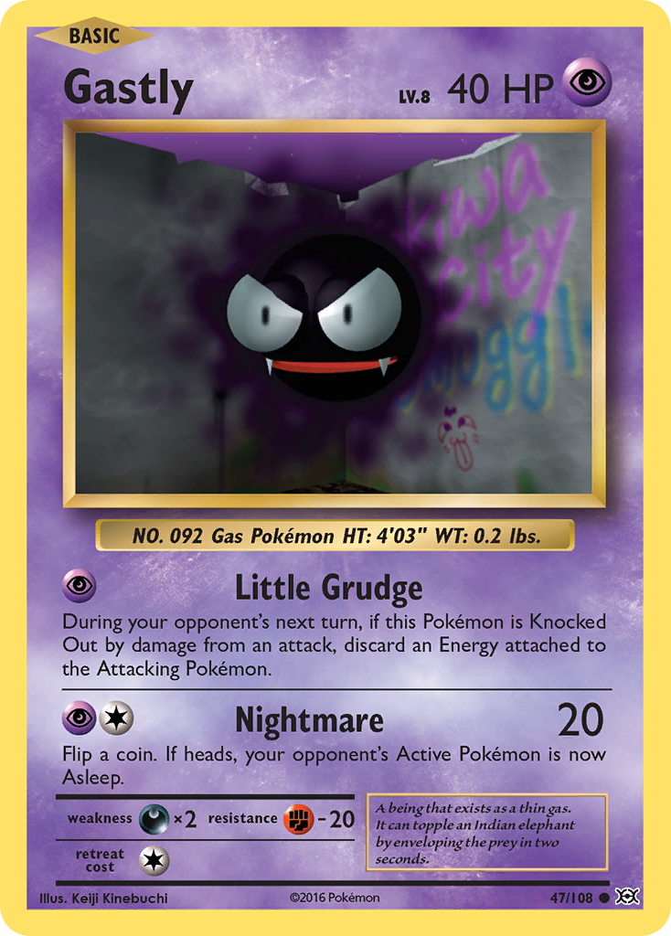 Gastly (47/108) [XY: Evolutions] | Exor Games Summserside