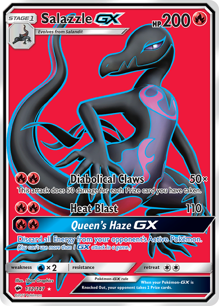 Salazzle GX (132/147) [Sun & Moon: Burning Shadows] | Exor Games Summserside