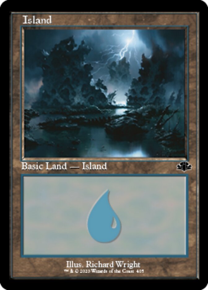 Island (405) (Retro) [Dominaria Remastered] | Exor Games Summserside