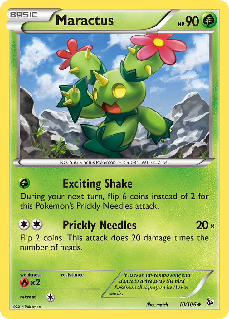 Maractus (10/106) [XY: Flashfire] | Exor Games Summserside