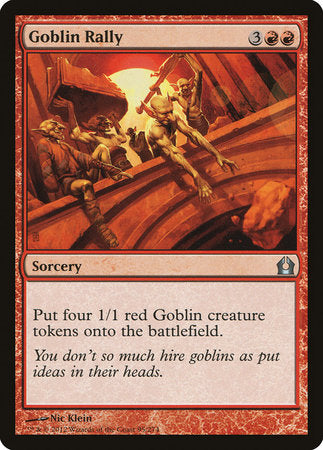 Goblin Rally [Return to Ravnica] | Exor Games Summserside