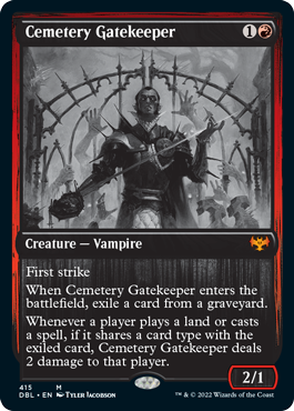 Cemetery Gatekeeper [Innistrad: Double Feature] | Exor Games Summserside