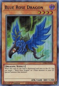 Blue Rose Dragon (Purple) [LDS2-EN104] Ultra Rare | Exor Games Summserside