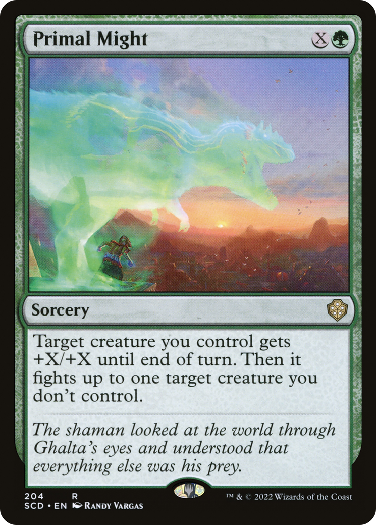 Primal Might [Starter Commander Decks] | Exor Games Summserside